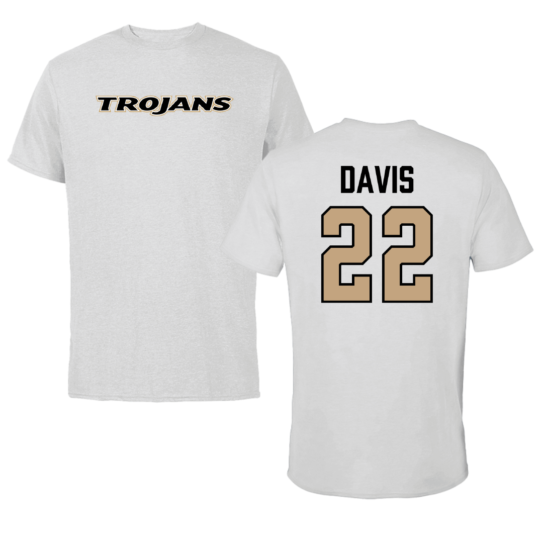 Anderson University (South Carolina) Baseball Light Gray Tee - #22 Cole Davis
