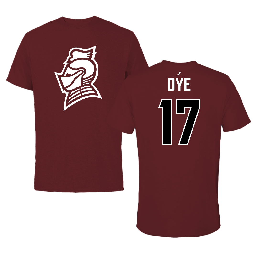 Bellarmine University Soccer Maroon Performance Tee - #17 Cameron Dye