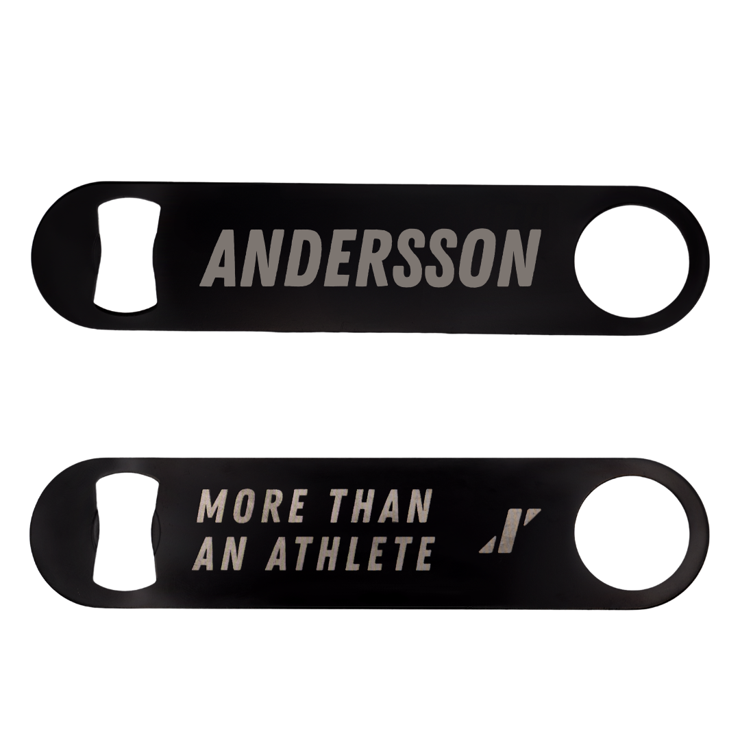 Texas A&M University-Kingsville Tennis Black Bottle Opener - Annika Andersson