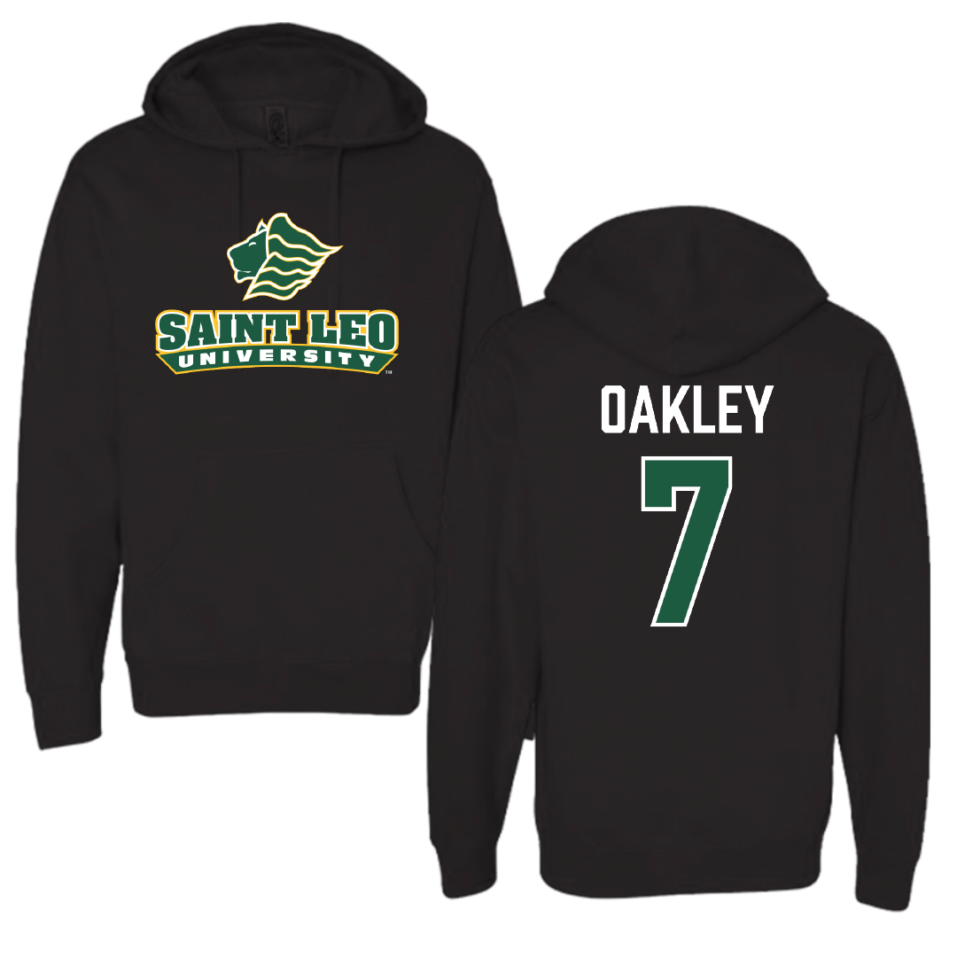 Saint Leo University Acrobatics & Tumbling Black Hoodie - #7 Addison Oakley