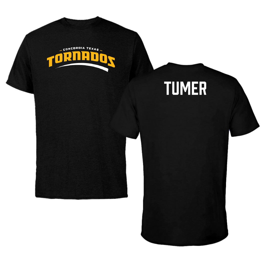 Concordia University (Texas) TF and XC Black Performance Tee - Maya Tumer