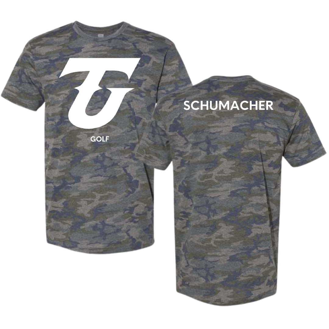 Tiffin University Golf (W) Vintage Camo Tee - Lisa Schumacher