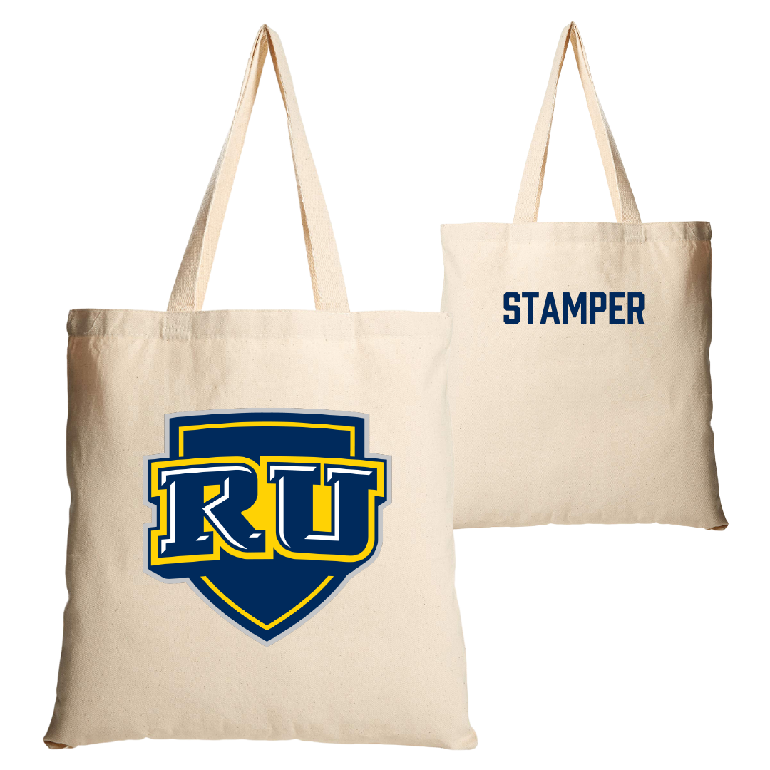 Regis University (Colorado) TF and XC Tan Canvas Tote Bag - Mila Stamper