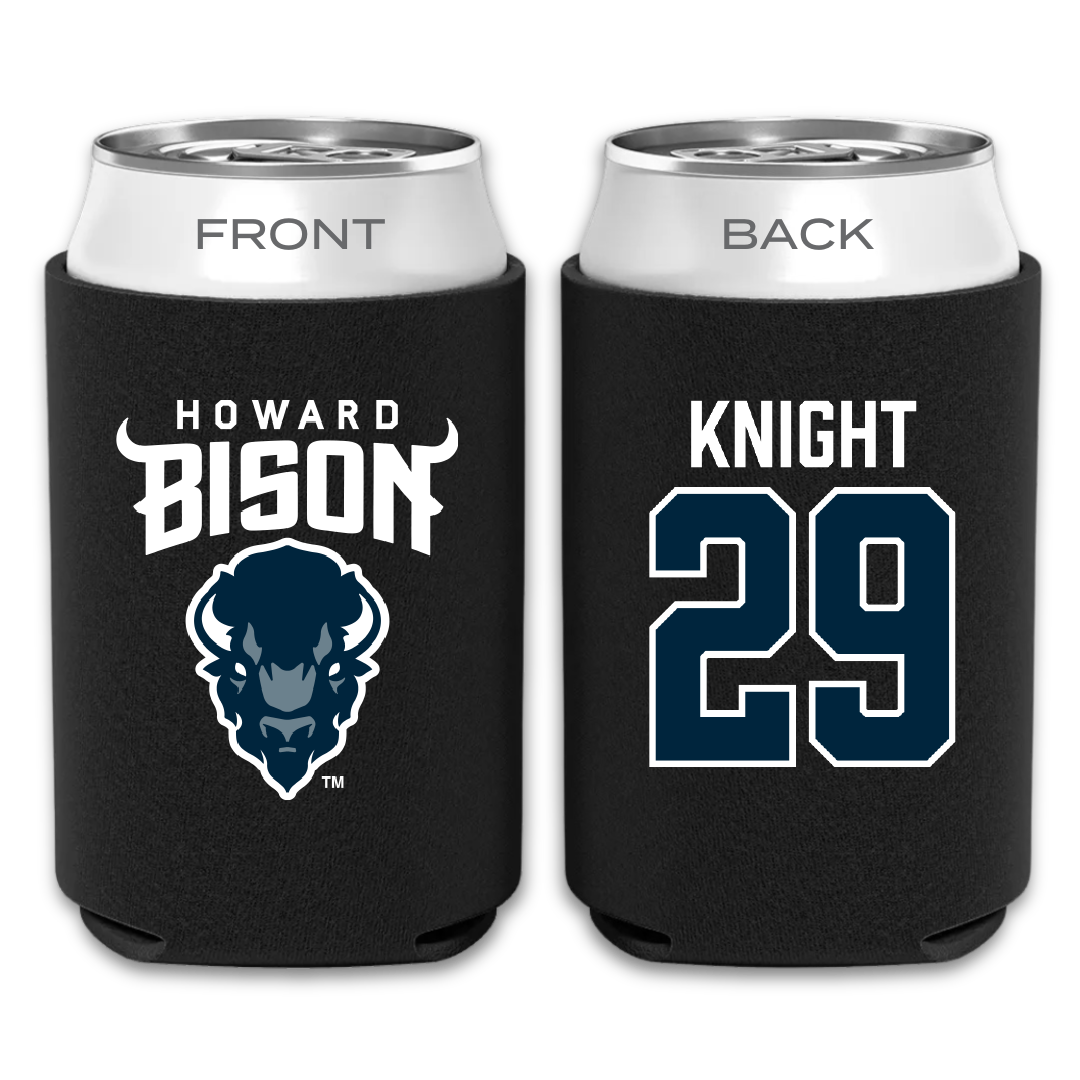 Howard University Soccer Black Can Cooler - #29 Samone Knight