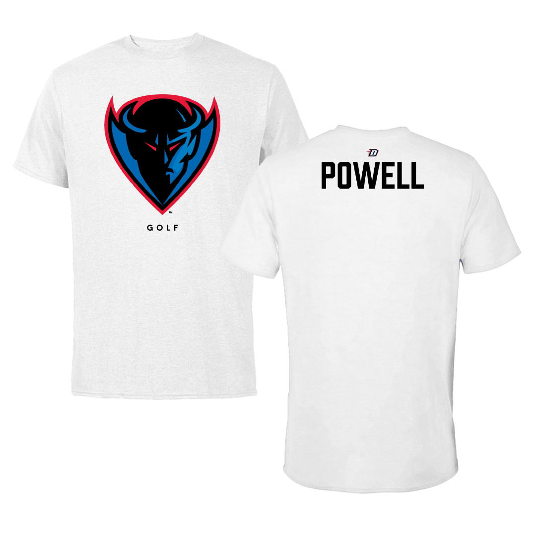 DePaul University Golf (W) White Tee - Brianna Powell