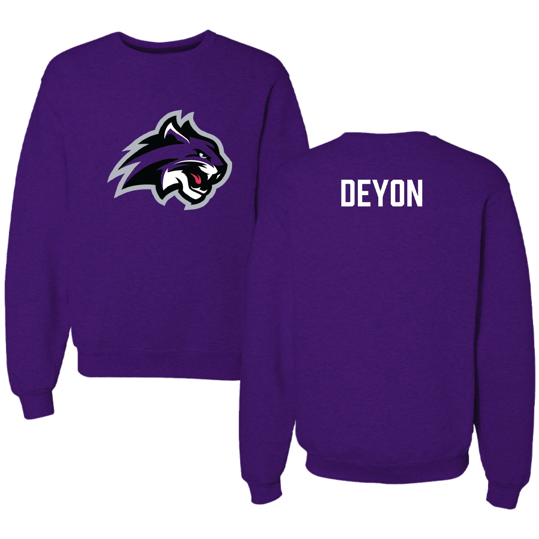 Wiley University TF and XC Purple Crewneck - Kyla Deyon