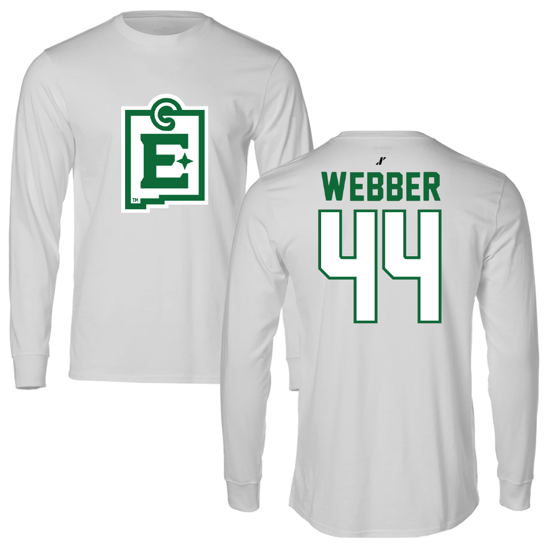 Eastern New Mexico University Baseball Light Gray Long Sleeve - #44 Cade Webber