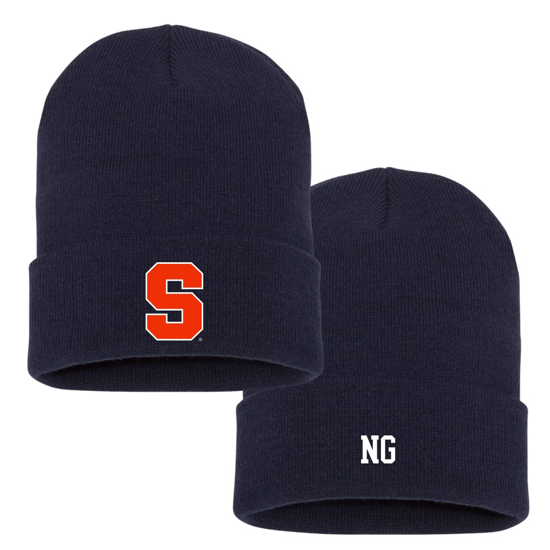 Syracuse University Ice Hockey (W) Navy Beanie - #28 Mia Ng
