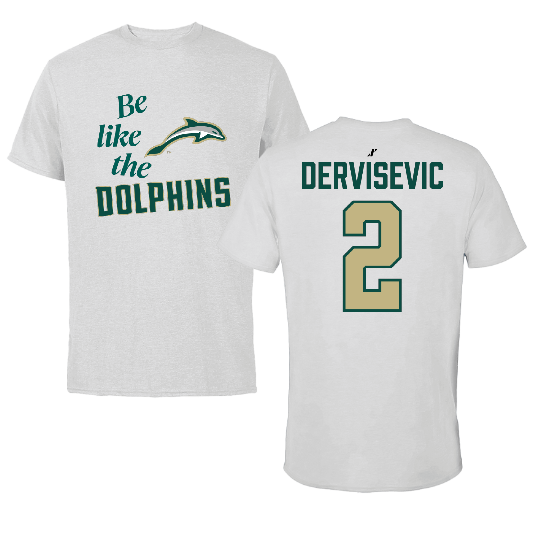 Jacksonville University Volleyball Light Gray Be Like Us Tee - #2 Amina Dervisevic