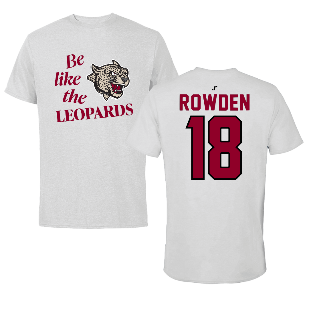 Lafayette College Softball Light Gray Be Like Us Performance Tee - #18 Parker Rowden