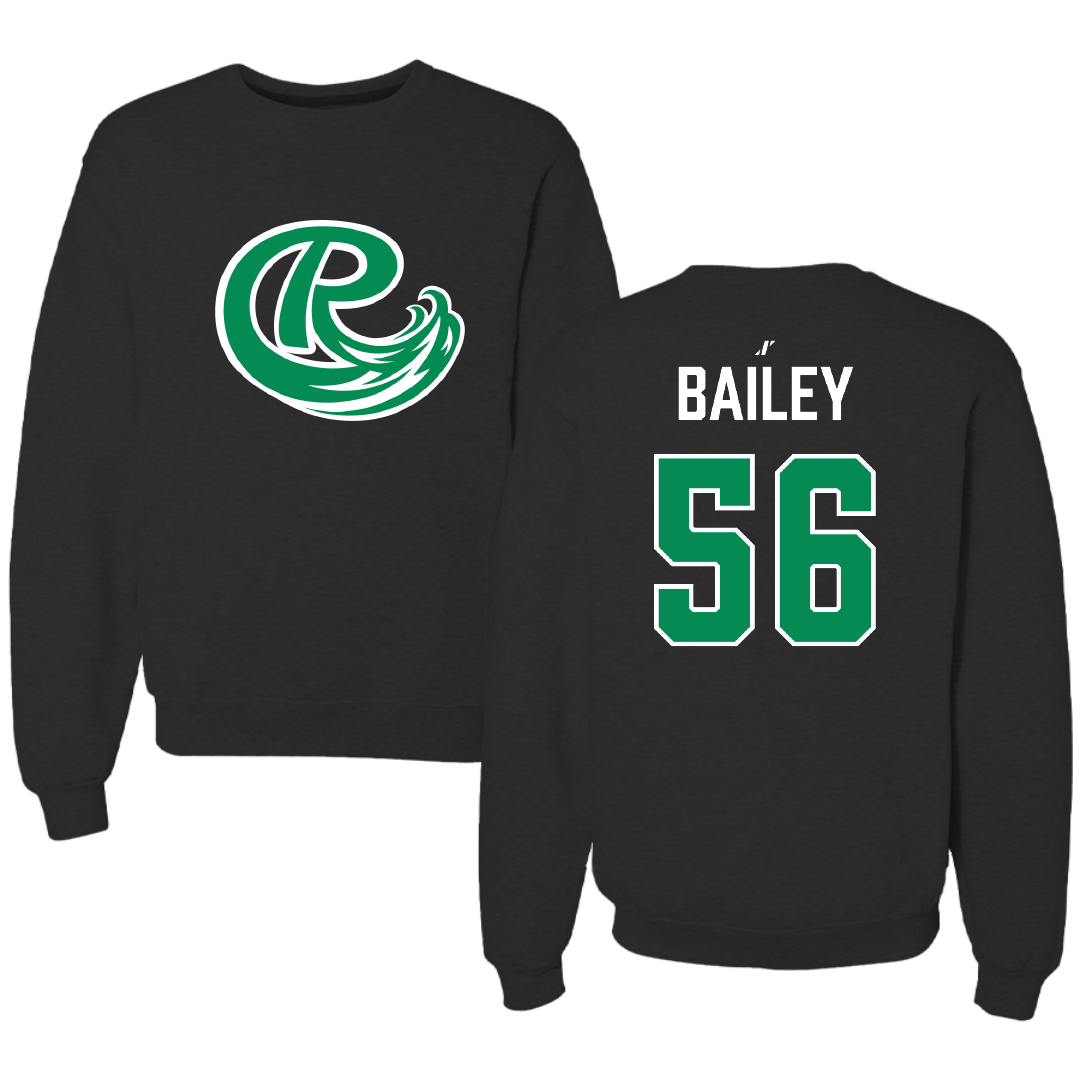 Roosevelt University Baseball Black Crewneck - #56 Micheal Bailey