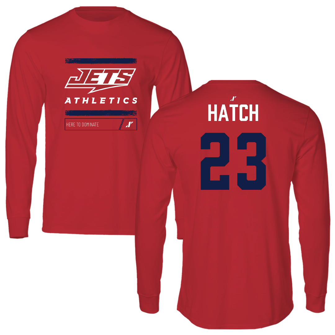 Newman University Bowling Red Dominate Long Sleeve - #23 Kevin Hatch