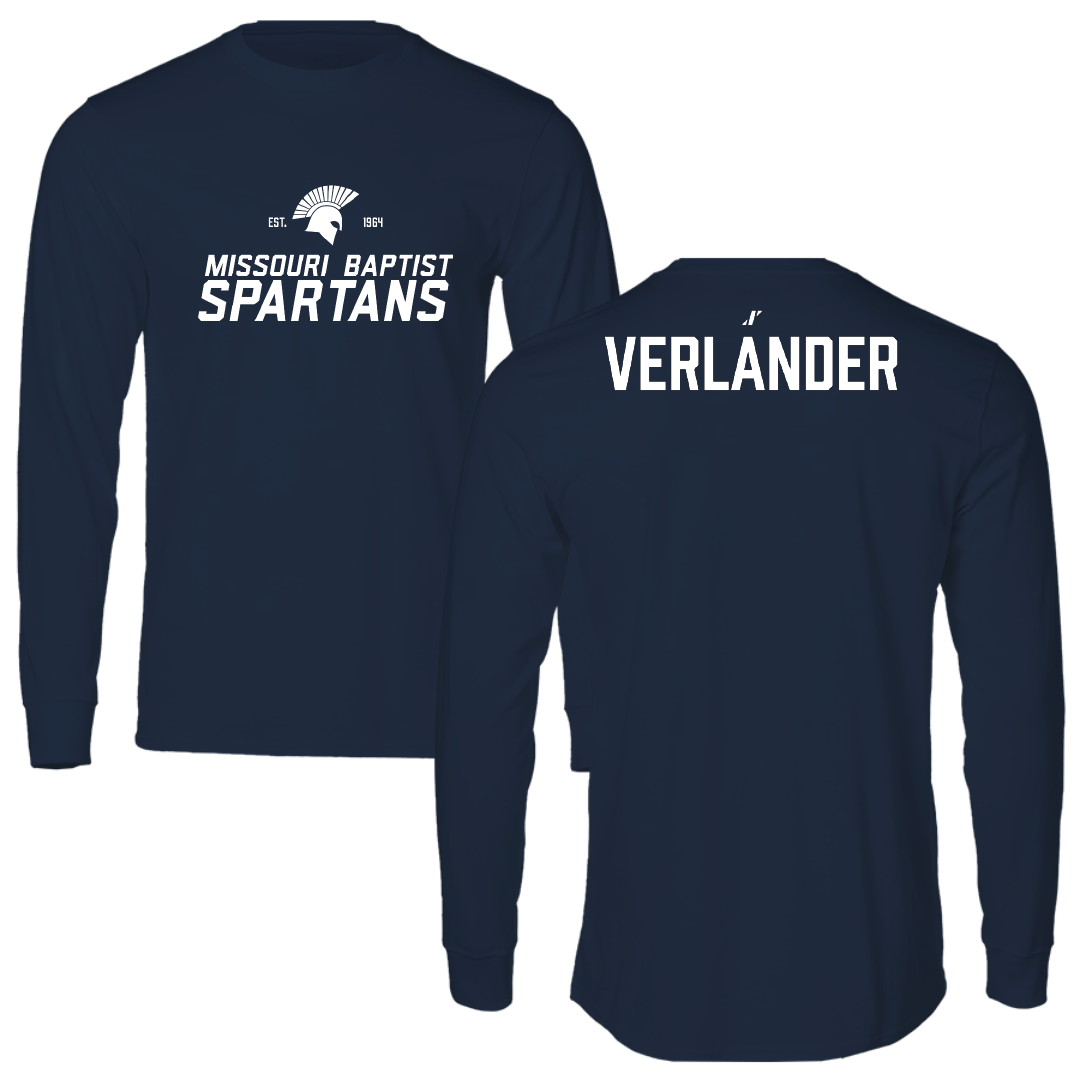 Missouri Baptist University Volleyball (M) Navy General Long Sleeve - Spencer Verlander