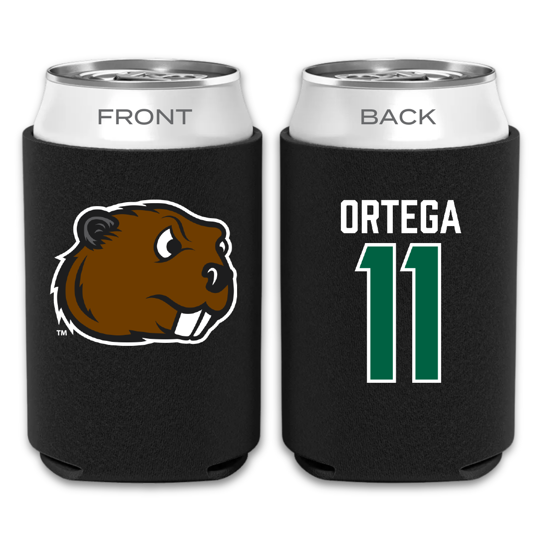 Minot State University Soccer Black Can Cooler - #11 Edelin Ortega