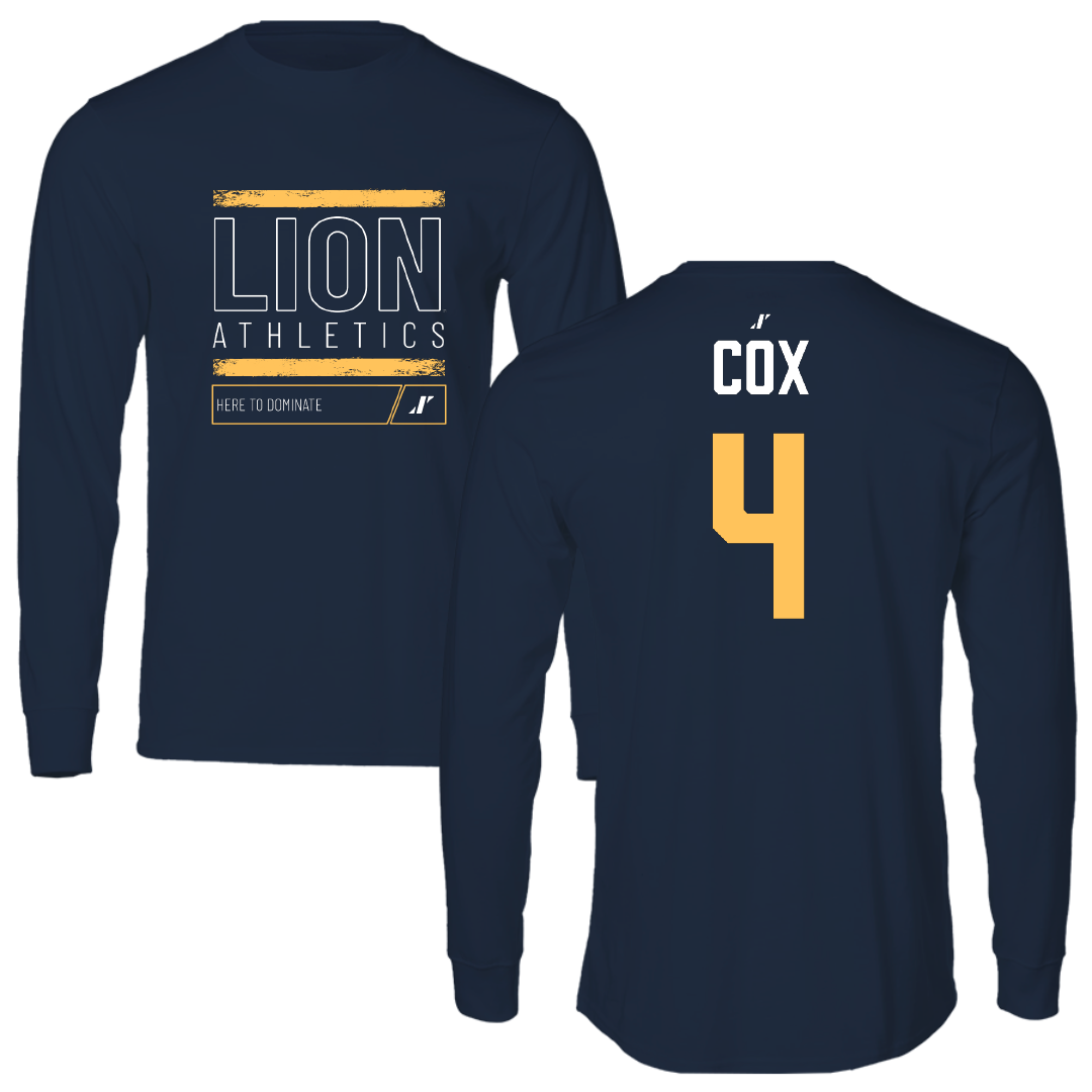 East Texas A&M University Volleyball (W) Navy Dominate Long Sleeve - #4 Semaj Cox