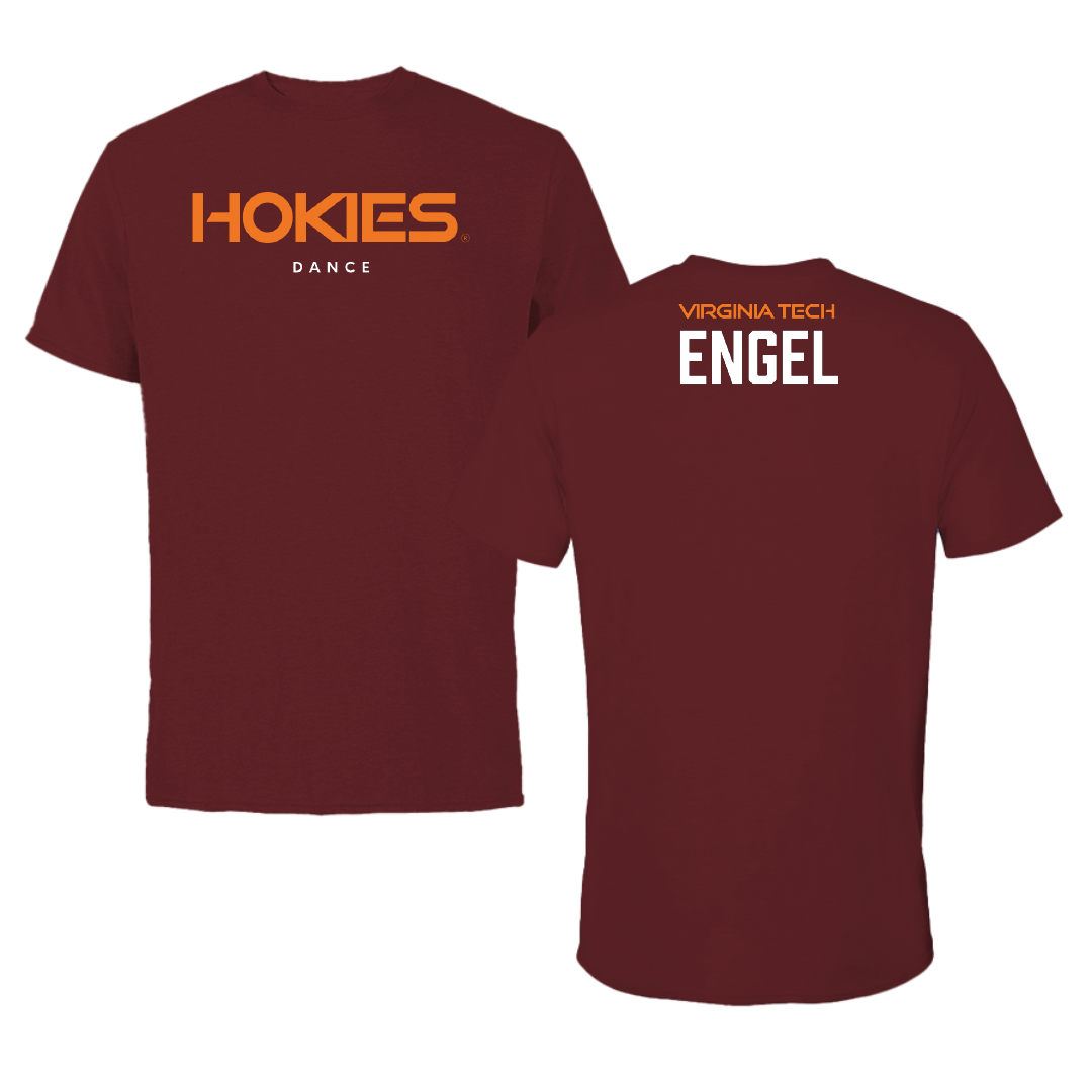 Virginia Tech Dance Maroon Tee - Charlotte Engel