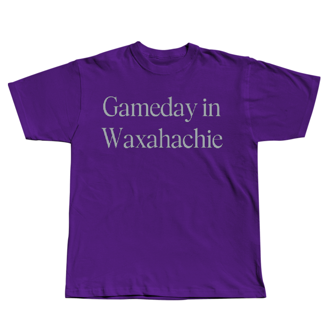 Nelson University Football Purple Gameday Tee - #19 Shaun Vincent