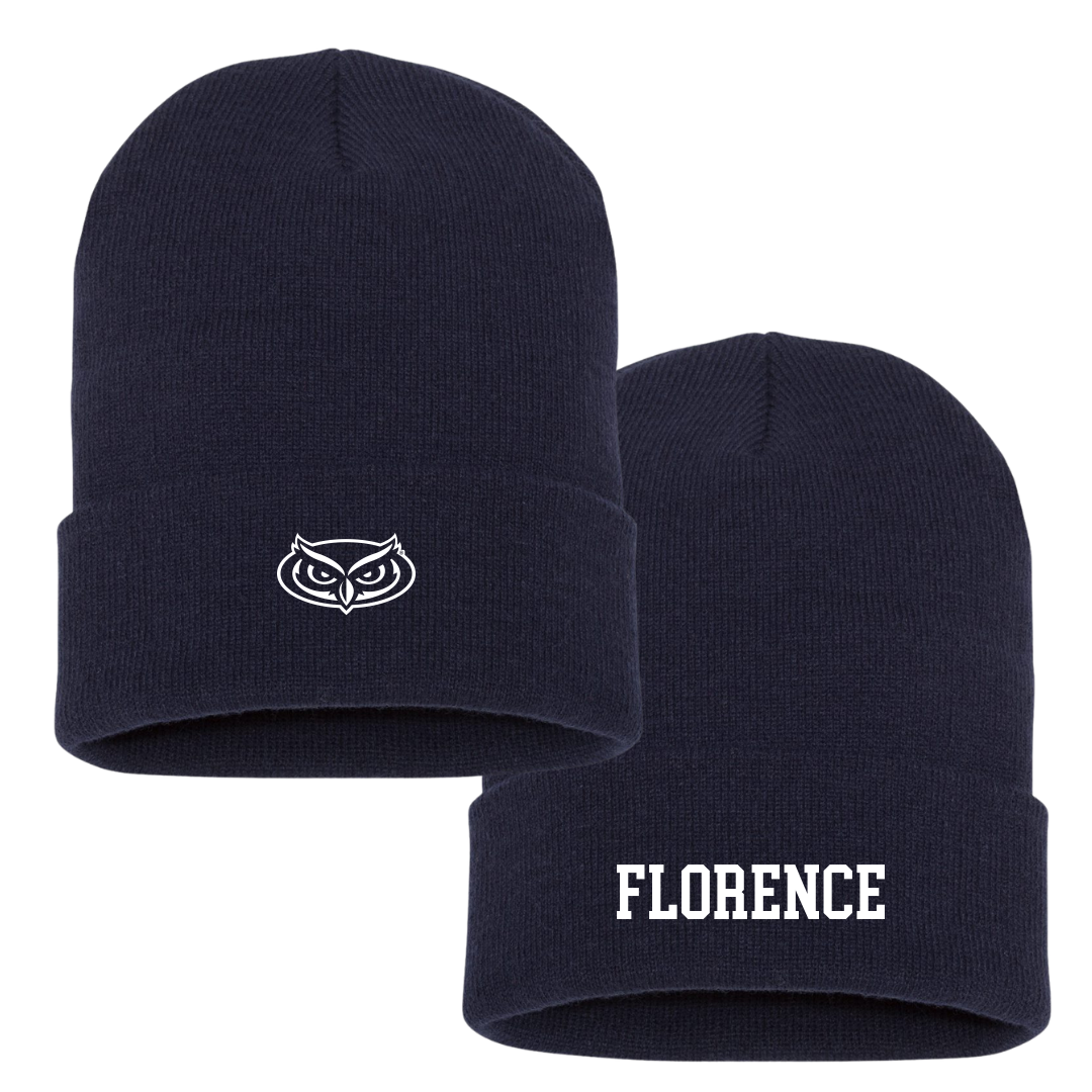 Florida Atlantic University Golf (W) Navy Beanie - Olivia Florence