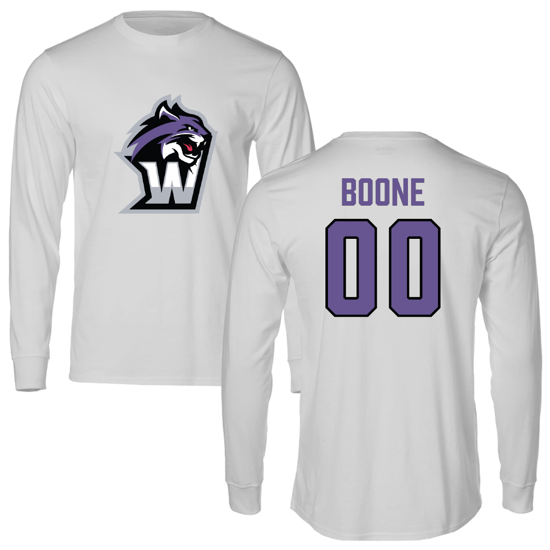 Wiley University Softball Light Gray Long Sleeve - #00 Kyrra Boone