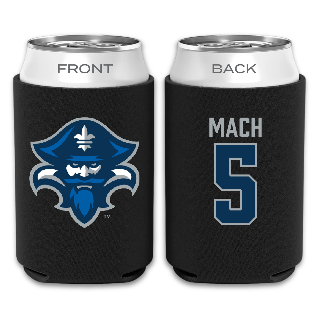 University of New Orleans Baseball Black Can Cooler - #5 Dylan Mach