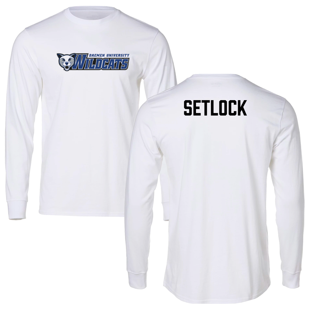 Daemen University Cheer White Performance Long Sleeve - Jenna Setlock