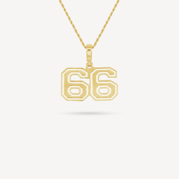 Gold Presidents Pendant and Chain - #66 Brayden Jellison