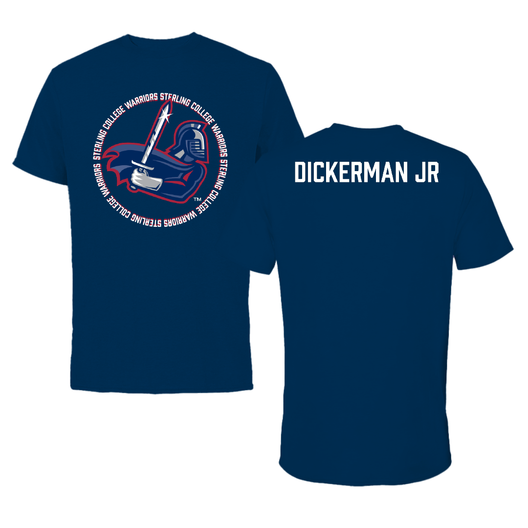 Sterling College Football Navy General Performance Tee - James Dickerman Jr