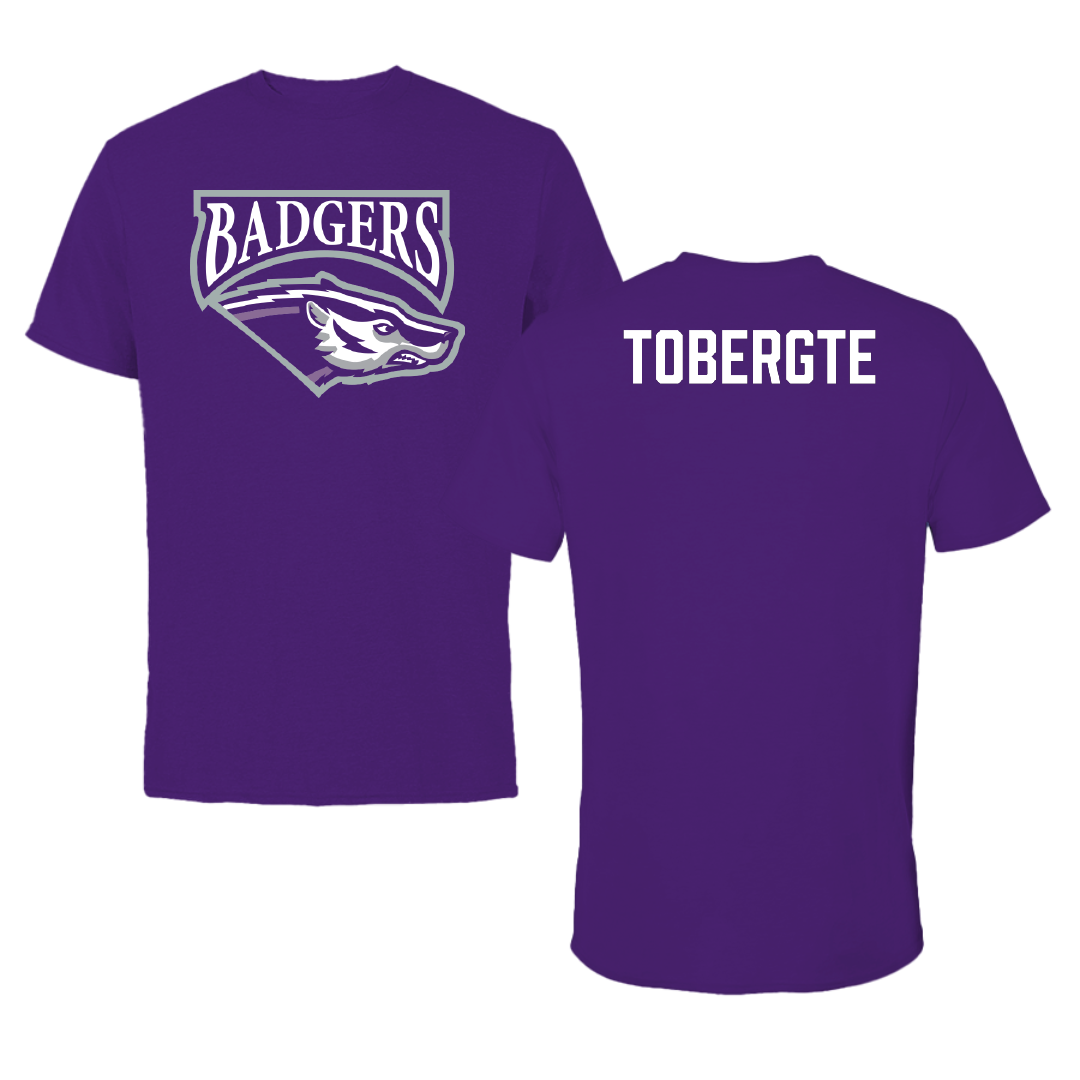 Spring Hill College Golf Purple Tee - Kevin Tobergte