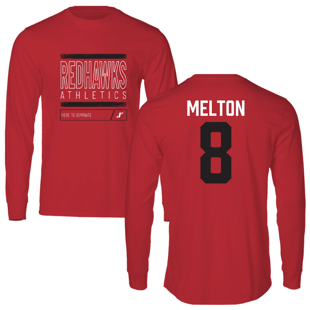 Southeast Missouri State University Softball Red Dominate Performance Long Sleeve - #8 Sydney Melton