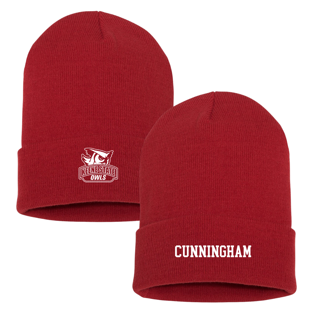 Keene State College Cheer Red Beanie - Kayleigh Cunningham