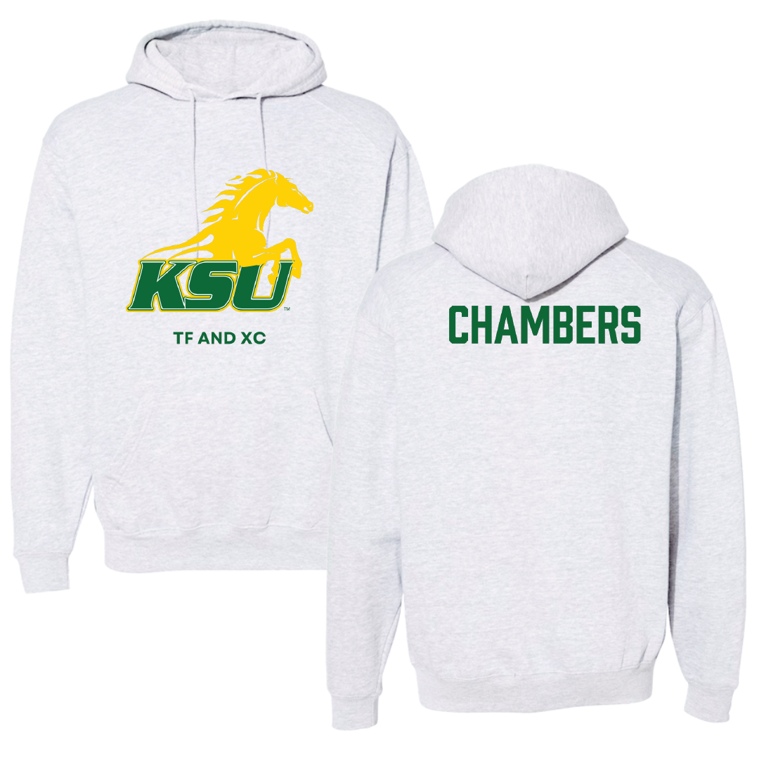 Kentucky State University TF and XC Gray Hoodie - Ernest Chambers