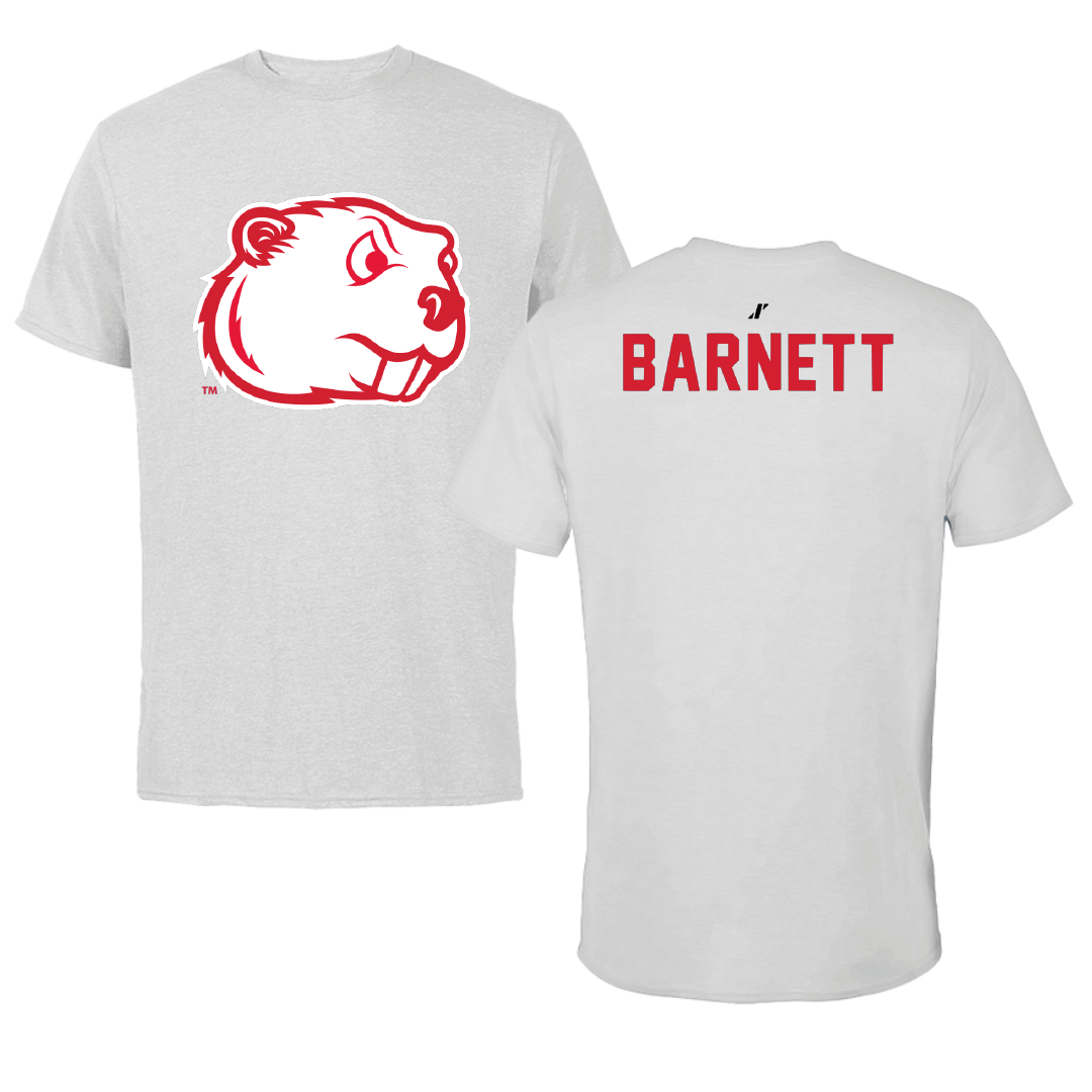 Minot State University Golf Light Gray Performance Tee - Porter Barnett