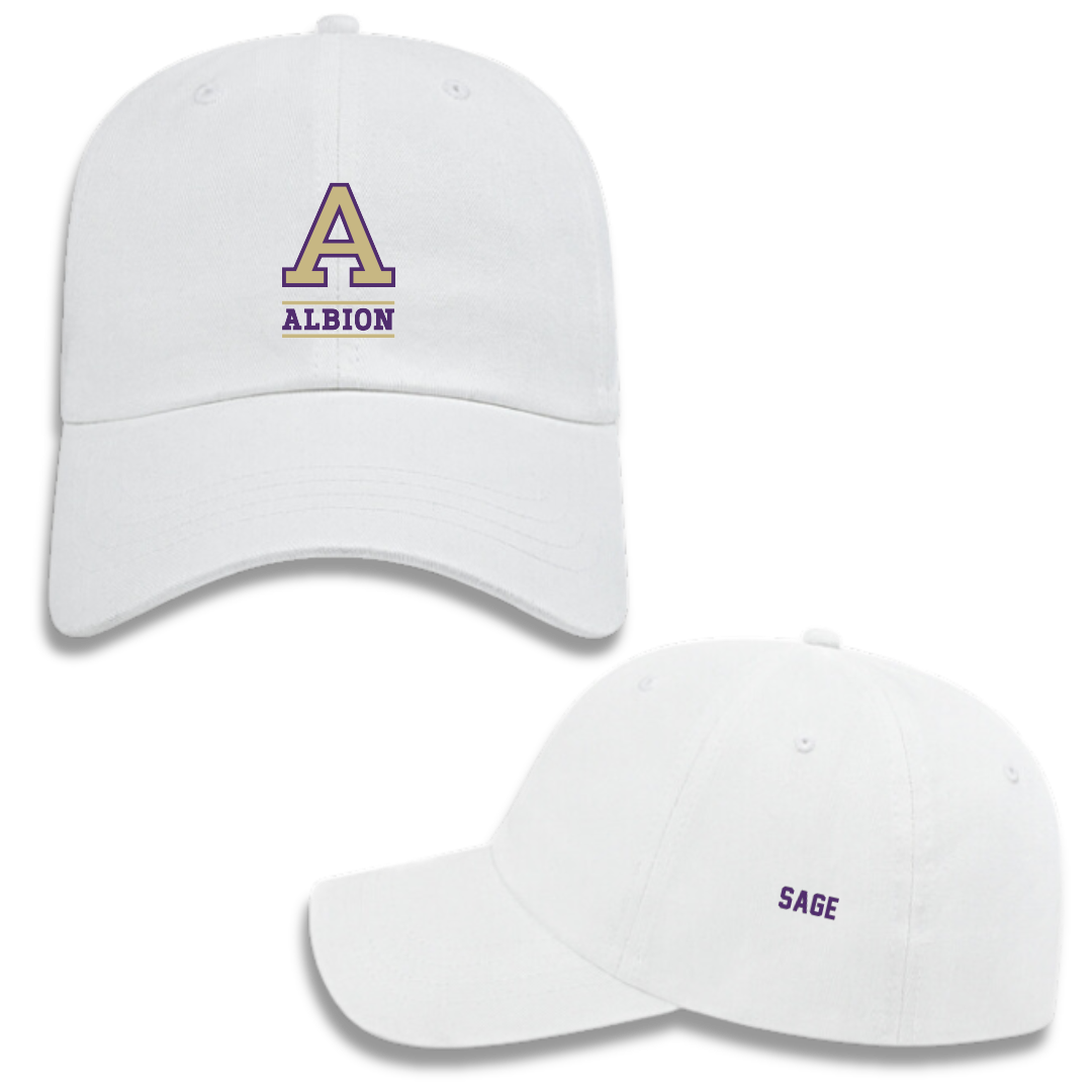 Albion College Golf (W) White Hat - Peyton Sage