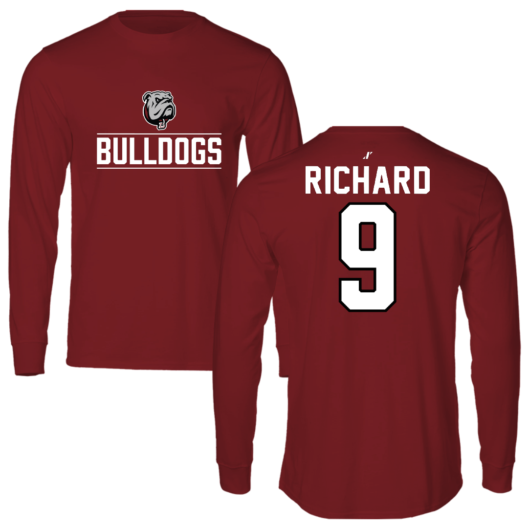 Dean College Soccer Cardinal General Long Sleeve - #9 Jake Richard