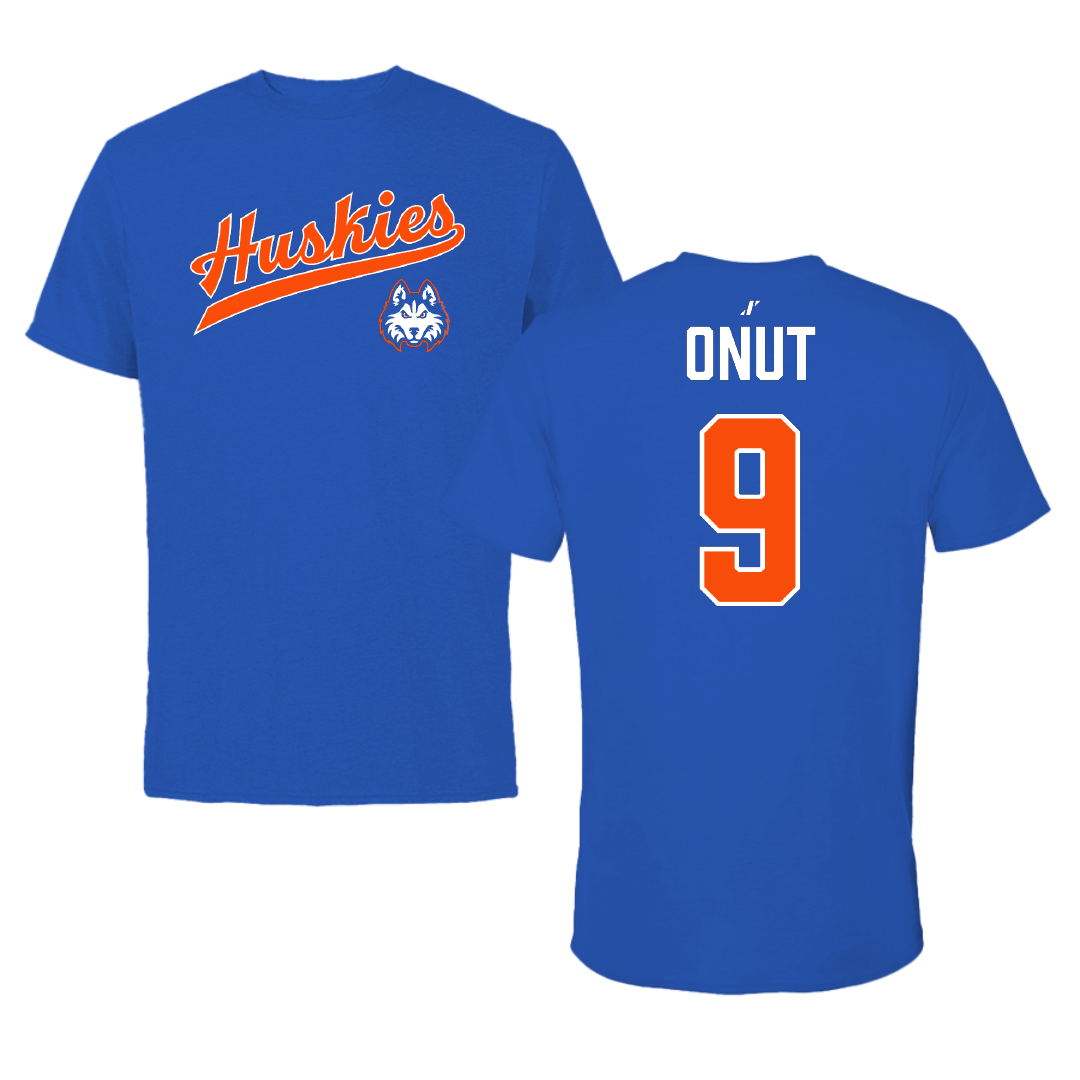 Houston Christian University Soccer Blue General Tee - #9 Cezar Onut