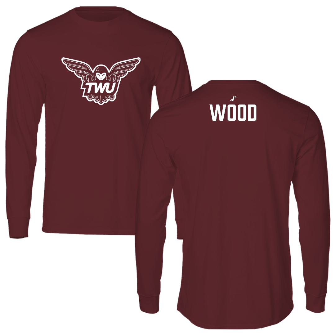 Texas Woman's University Dance Maroon Long Sleeve - Leah Wood
