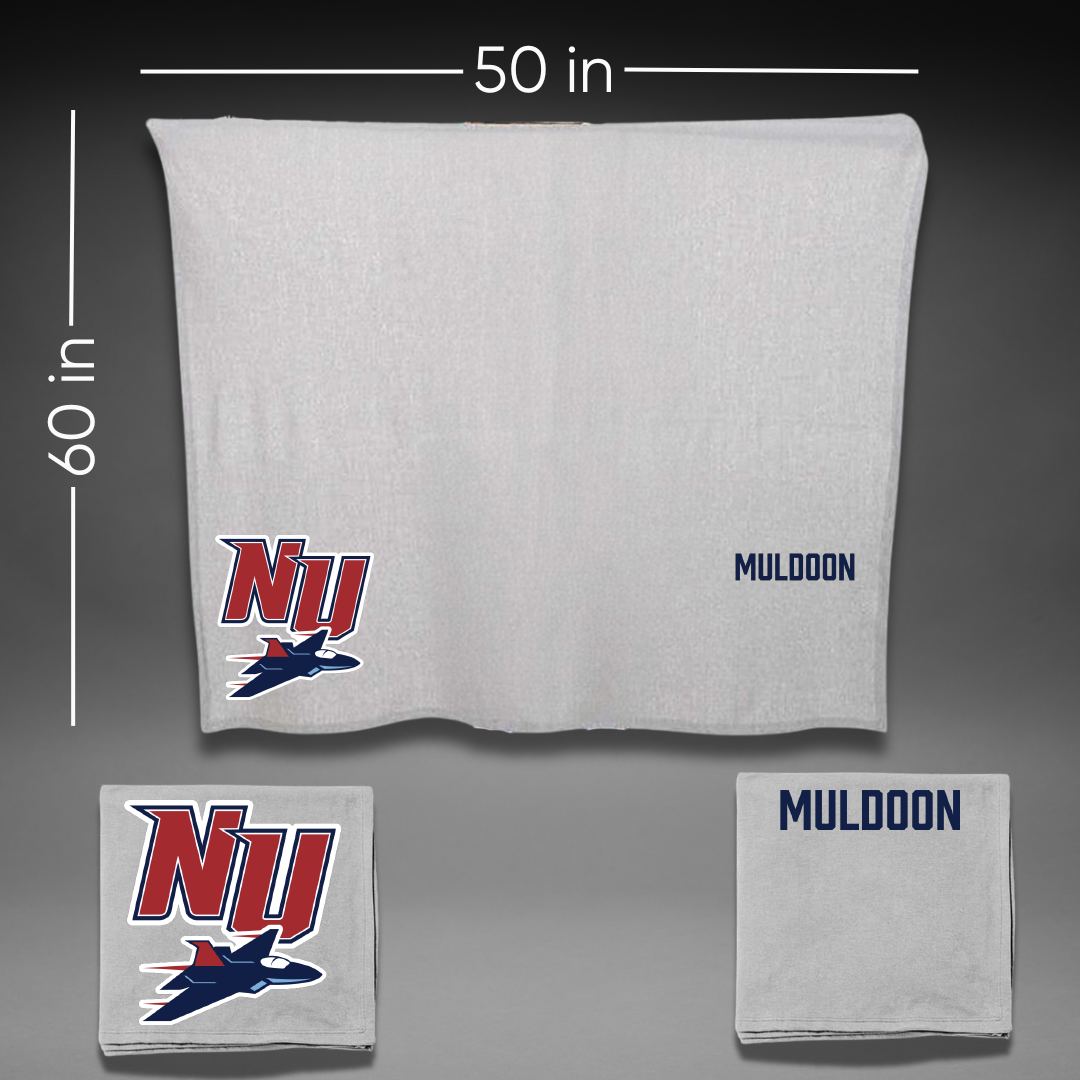 Newman University Golf Gray Blanket - Braxton Muldoon