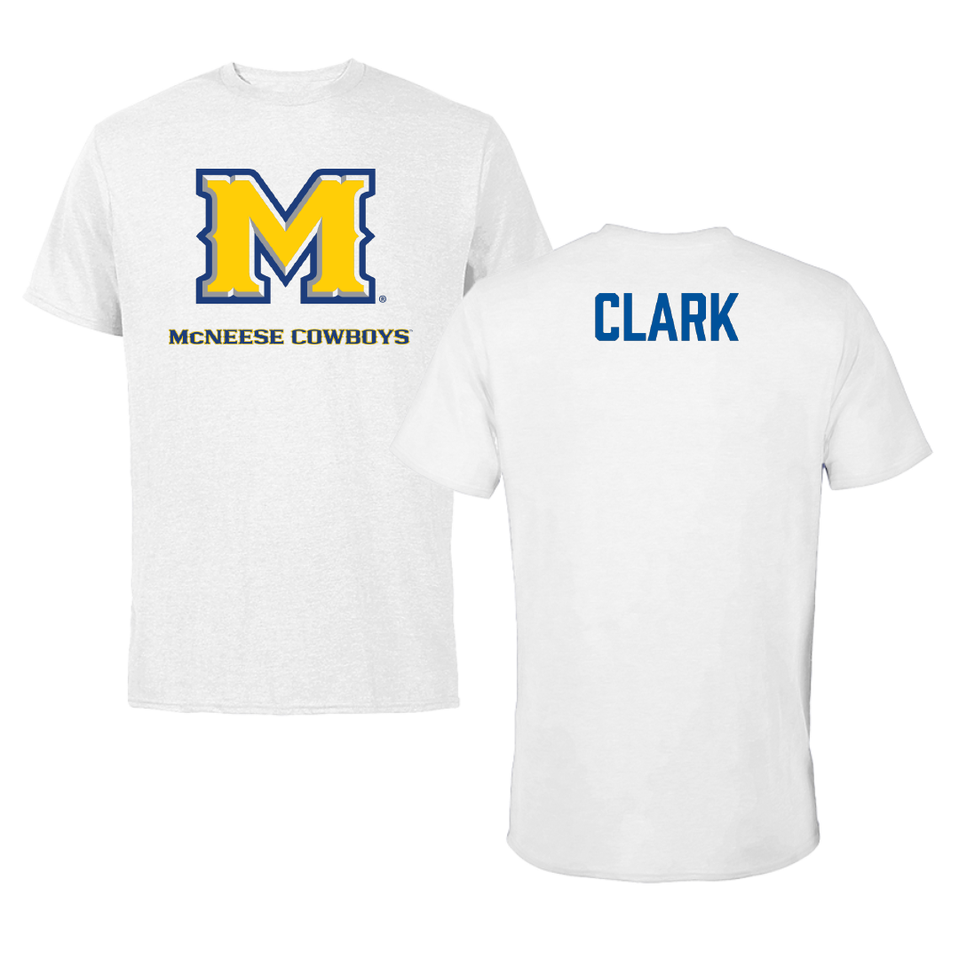 McNeese State University Cheer White Performance Tee - Audrey Clark