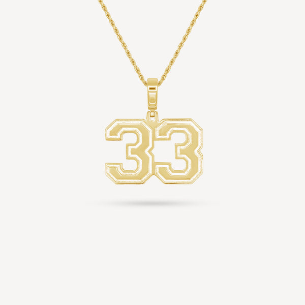 Gold Presidents Pendant and Chain - #33 Emaree Gibson