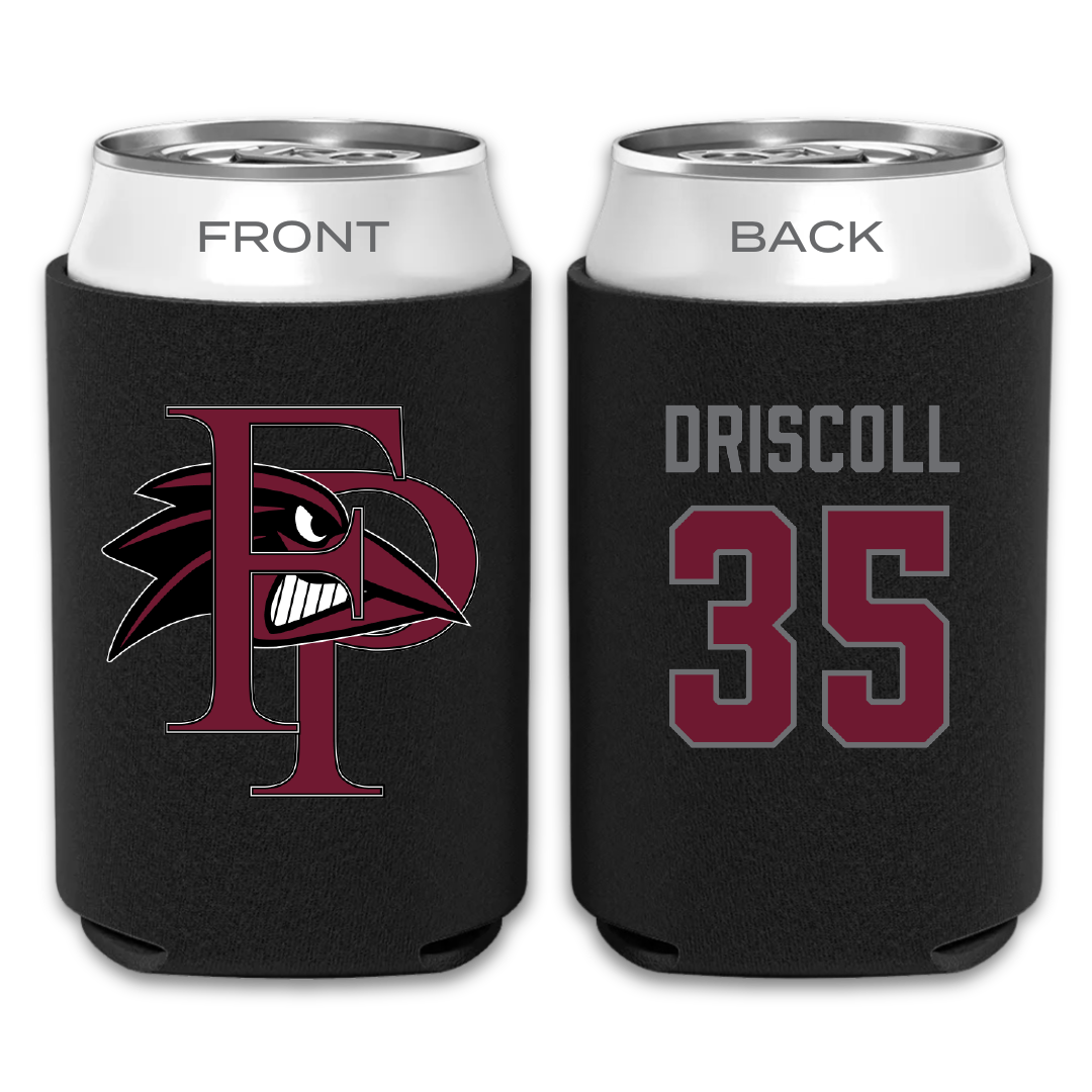 Franklin Pierce University Baseball Black Can Cooler - #35 Luke Driscoll
