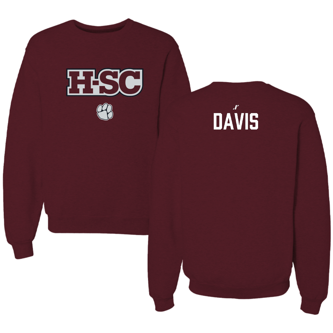 Hampden-Sydney College Tennis (M) Maroon Tigers Crewneck - Thomas Davis