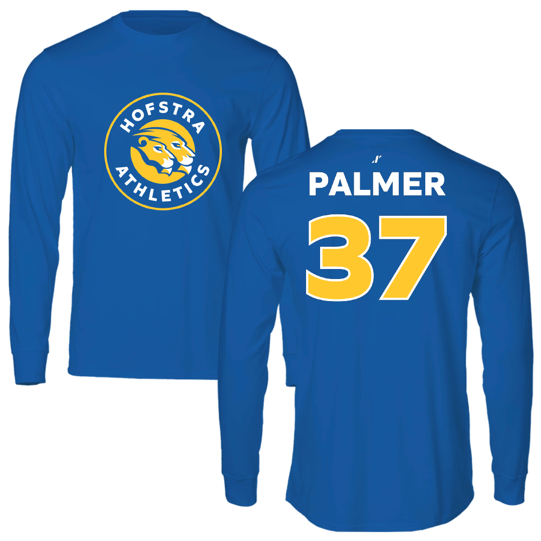 Hofstra University Baseball Blue Long Sleeve - #37 Dylan Palmer