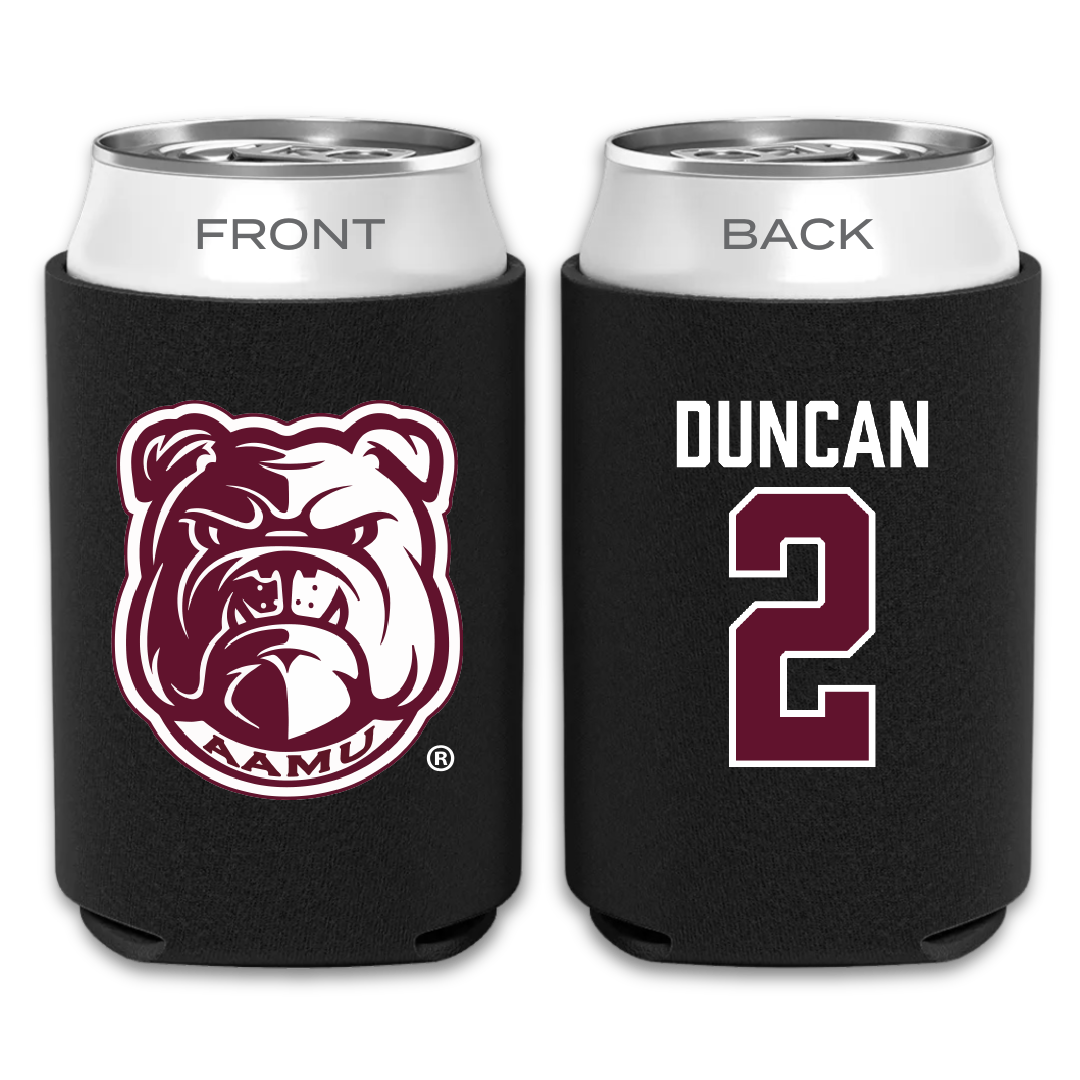 Alabama A&M University Baseball Black Can Cooler - #2 Kylan Duncan