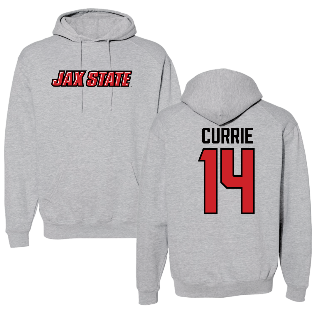 Jacksonville State University Softball Sport Gray Hoodie - #14 Sarah Currie