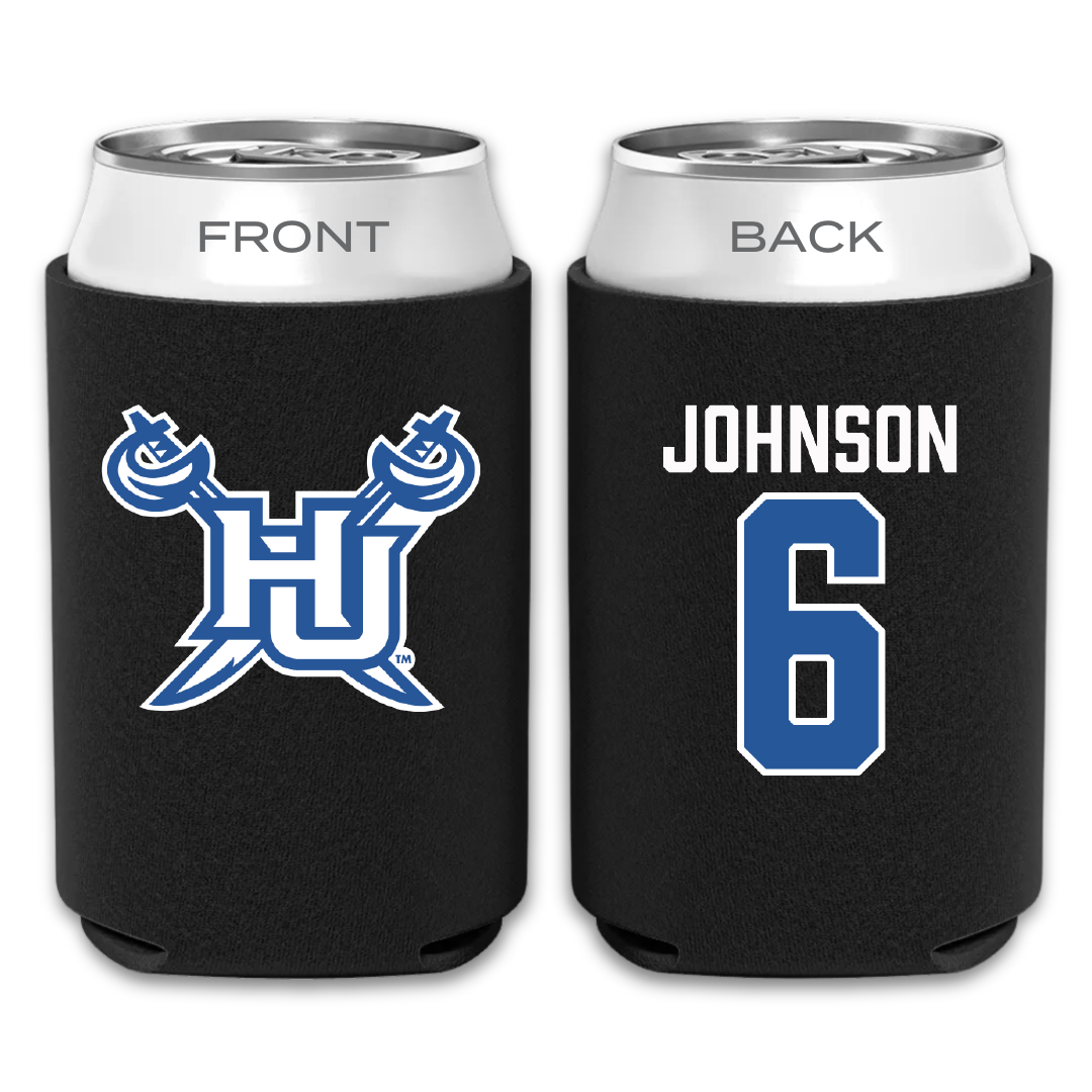 Hampton University Softball Black Can Cooler - #6 Amani Johnson