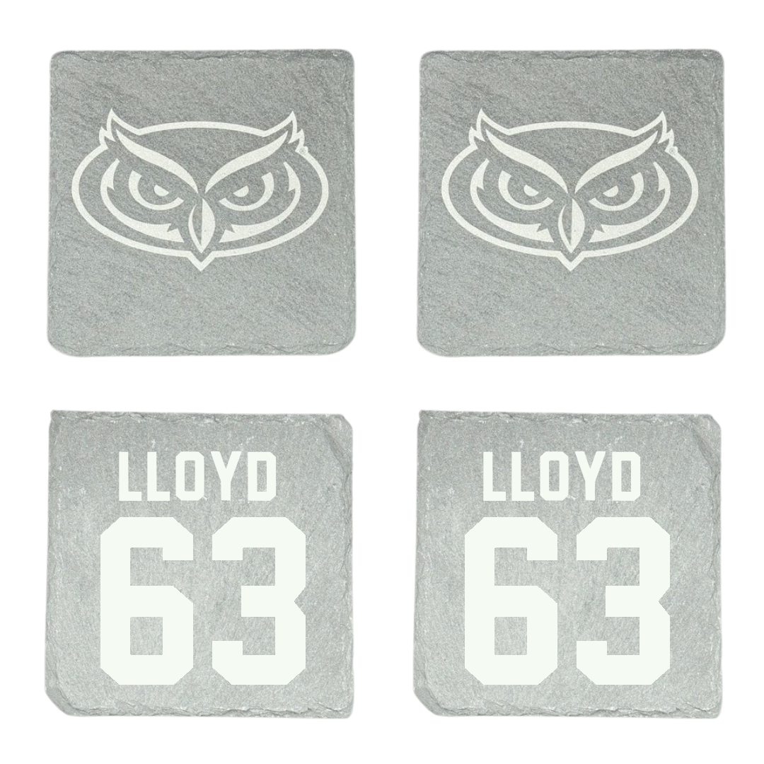Florida Atlantic University Football Stone Coaster (4 Pack)  - #63 Dylan Lloyd