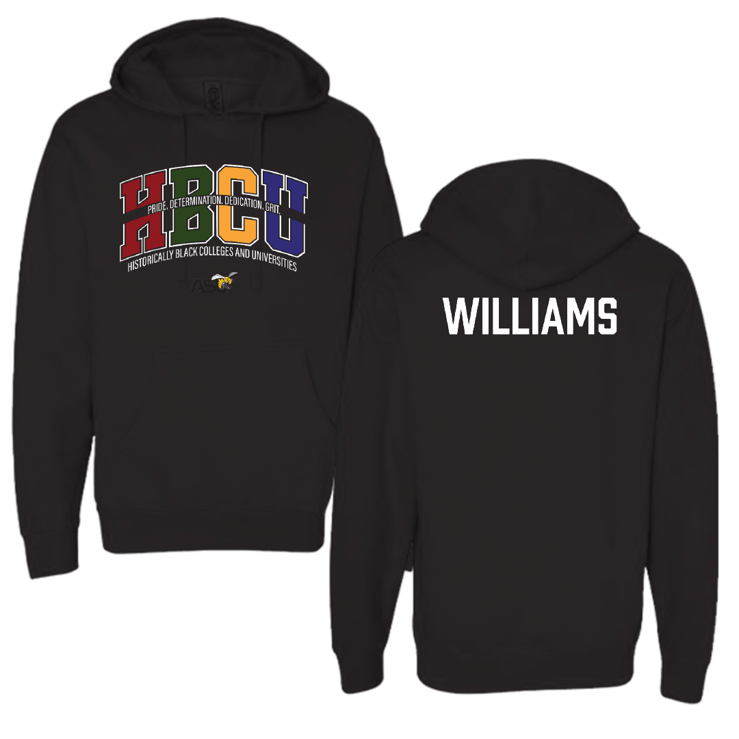 Alabama State University TF and XC Black HBCU Hoodie - Aliyah Williams