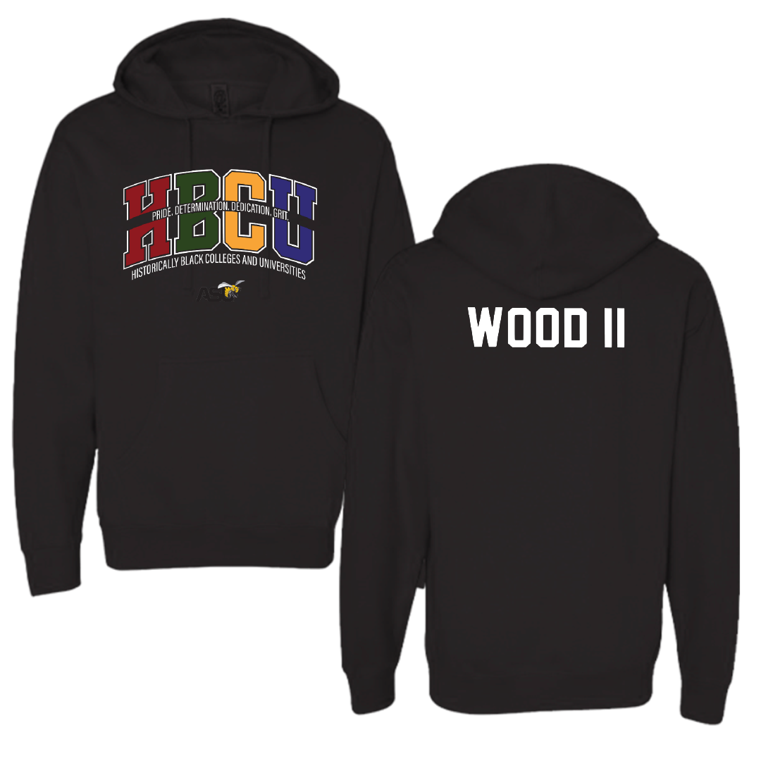 Alabama State University TF and XC Black HBCU Hoodie - Kevin Wood II