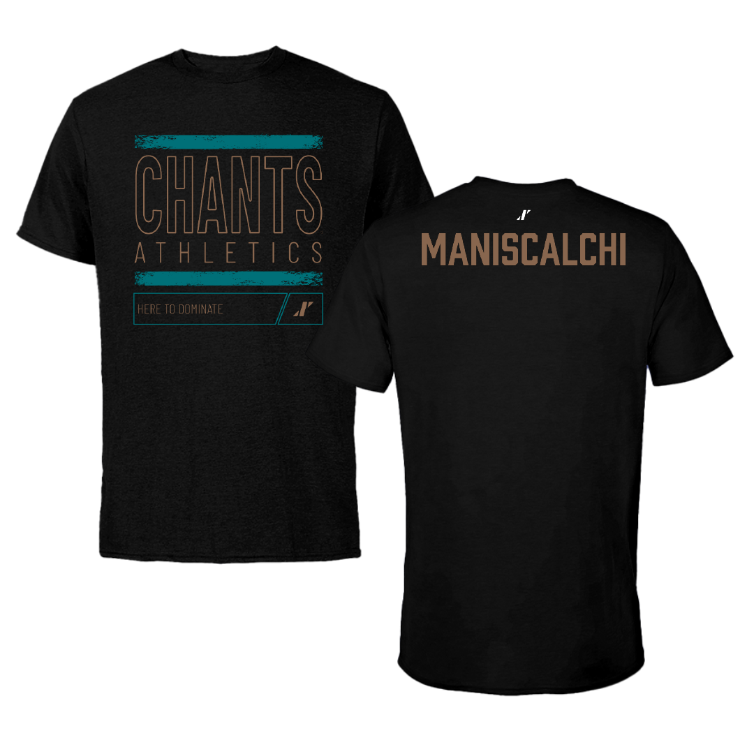 Coastal Carolina University Dance Black Dominate Performance Tee - Jillian Maniscalchi