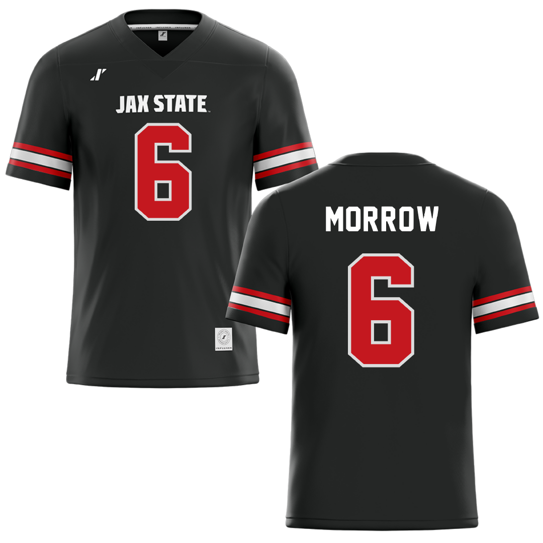 Jacksonville State University Black Football Jersey - #6 Xavier Morrow